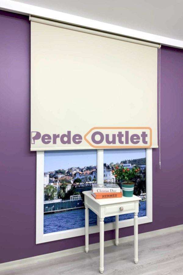 Bej Rengi Blackout Karartma Stor Perde