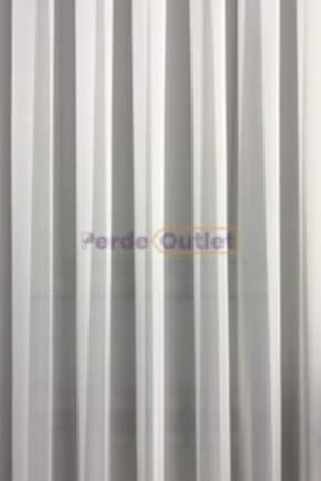 Hazır Krem Düz Tül Perde