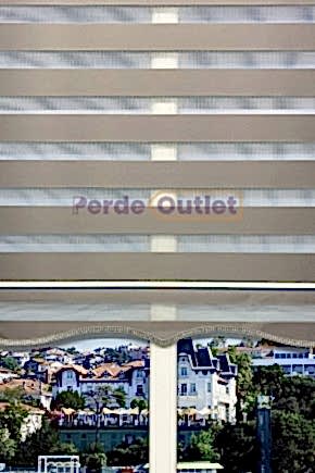 Gri Antrasit Düz Zebra Perde